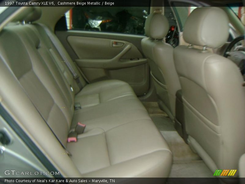 Cashmere Beige Metallic / Beige 1997 Toyota Camry XLE V6