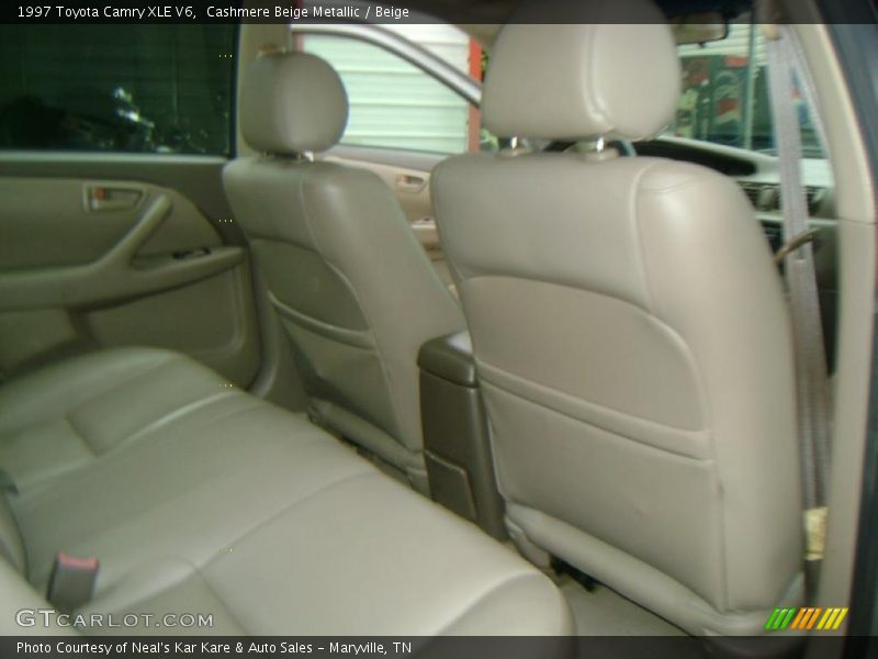 Cashmere Beige Metallic / Beige 1997 Toyota Camry XLE V6