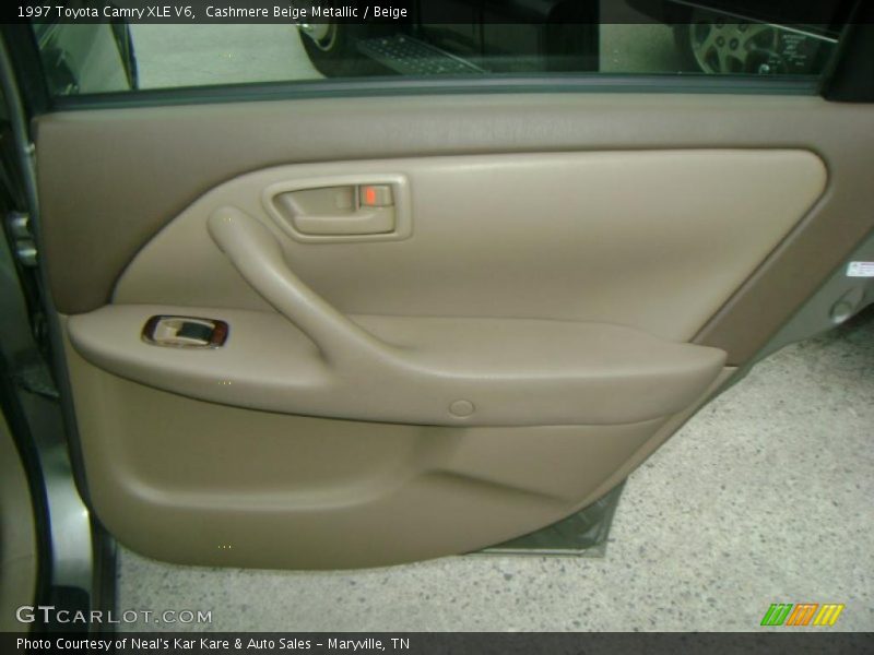 Cashmere Beige Metallic / Beige 1997 Toyota Camry XLE V6