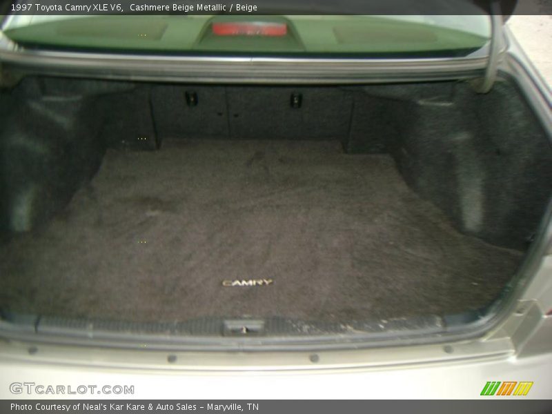Cashmere Beige Metallic / Beige 1997 Toyota Camry XLE V6