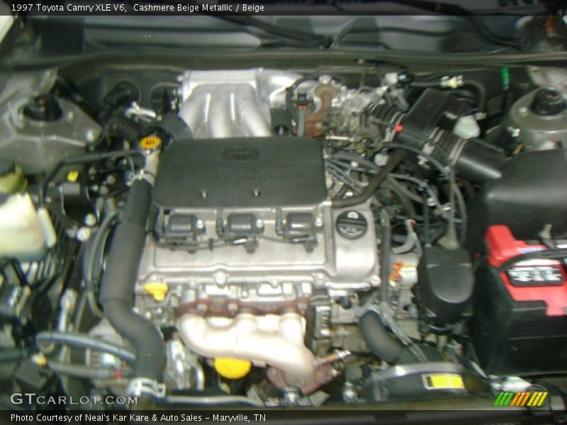 Cashmere Beige Metallic / Beige 1997 Toyota Camry XLE V6