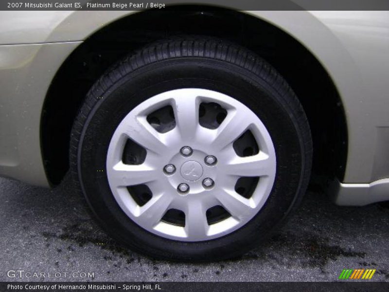 Platinum Beige Pearl / Beige 2007 Mitsubishi Galant ES