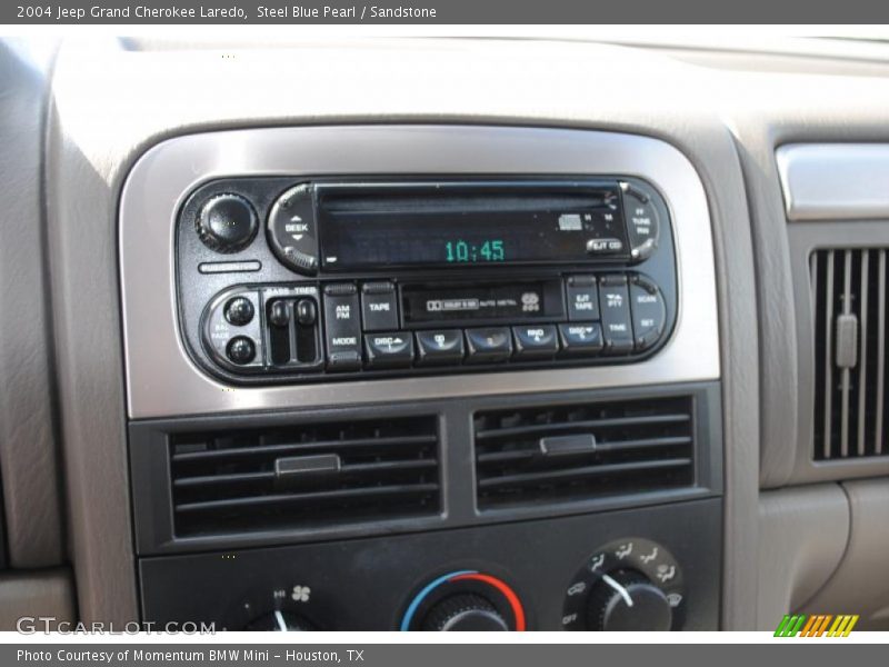 Steel Blue Pearl / Sandstone 2004 Jeep Grand Cherokee Laredo