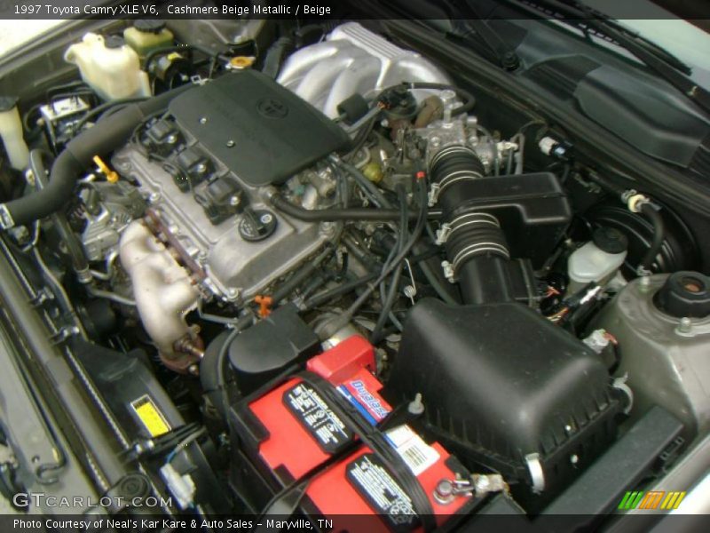 Cashmere Beige Metallic / Beige 1997 Toyota Camry XLE V6