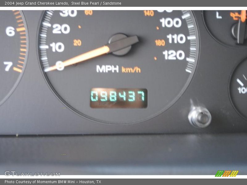 Steel Blue Pearl / Sandstone 2004 Jeep Grand Cherokee Laredo