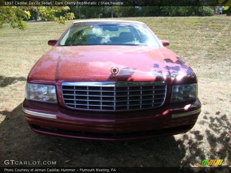 Dark Cherry Red Metallic / Shale/Neutral 1997 Cadillac DeVille Sedan