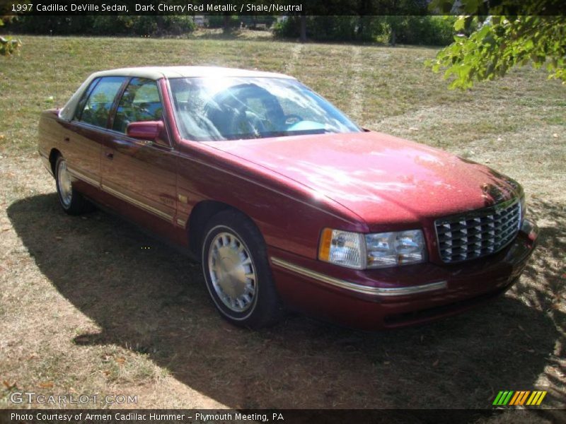 Dark Cherry Red Metallic / Shale/Neutral 1997 Cadillac DeVille Sedan