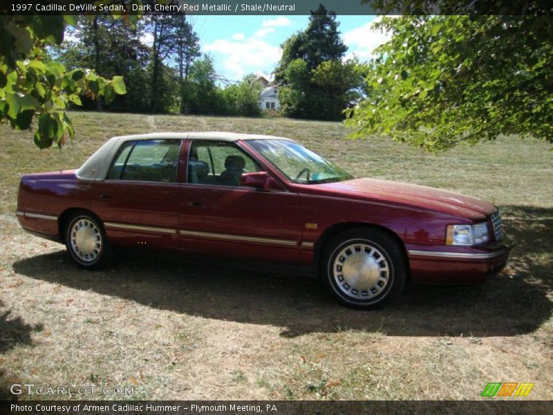 Dark Cherry Red Metallic / Shale/Neutral 1997 Cadillac DeVille Sedan