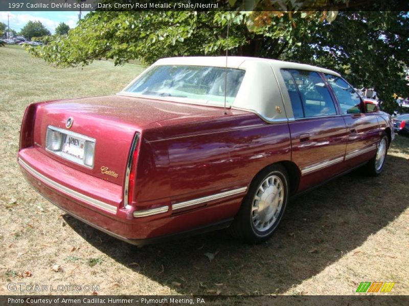 Dark Cherry Red Metallic / Shale/Neutral 1997 Cadillac DeVille Sedan