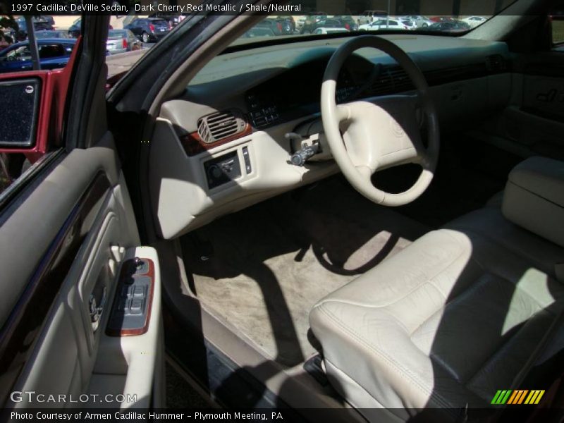 Dark Cherry Red Metallic / Shale/Neutral 1997 Cadillac DeVille Sedan