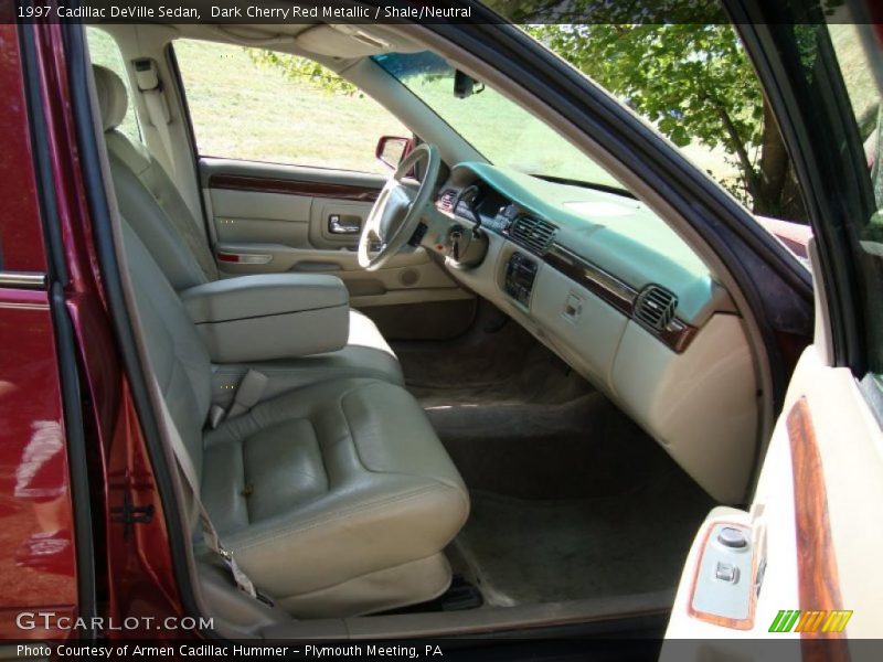 Dark Cherry Red Metallic / Shale/Neutral 1997 Cadillac DeVille Sedan