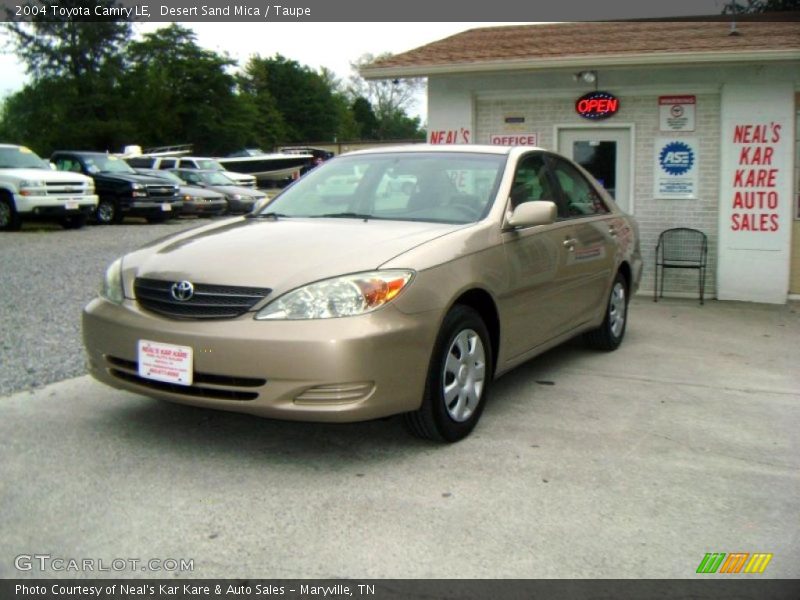 Desert Sand Mica / Taupe 2004 Toyota Camry LE