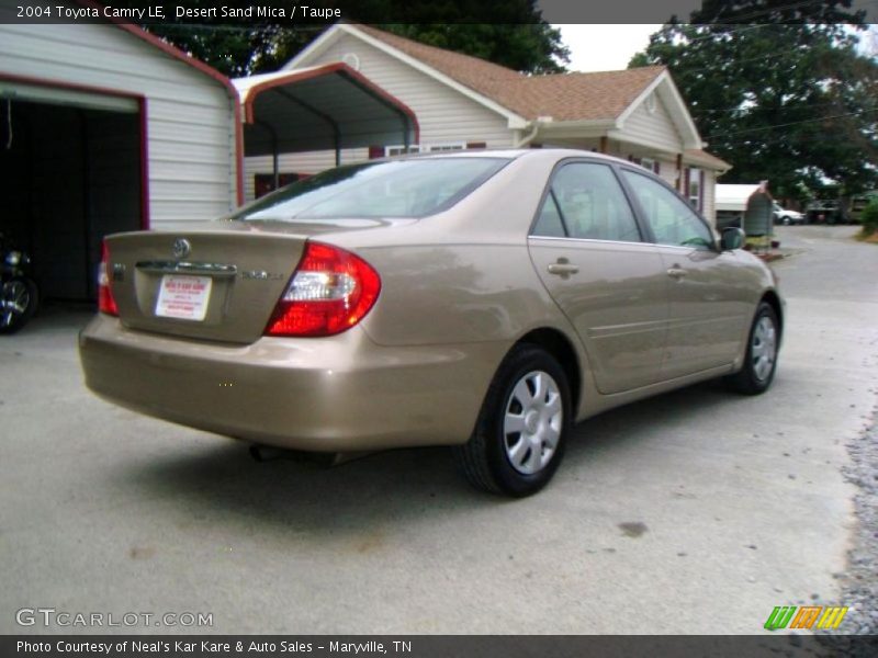 Desert Sand Mica / Taupe 2004 Toyota Camry LE