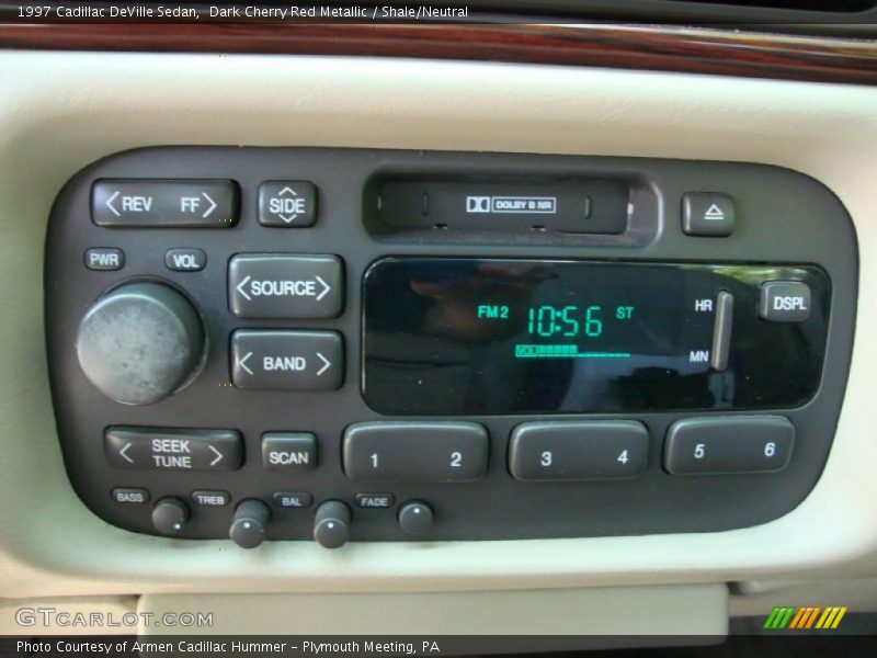 Dark Cherry Red Metallic / Shale/Neutral 1997 Cadillac DeVille Sedan