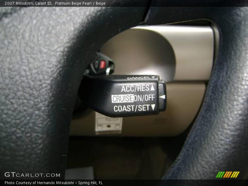 Platinum Beige Pearl / Beige 2007 Mitsubishi Galant ES