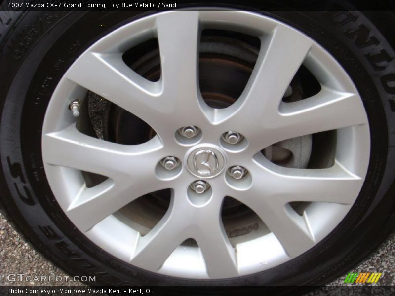 Icy Blue Metallic / Sand 2007 Mazda CX-7 Grand Touring