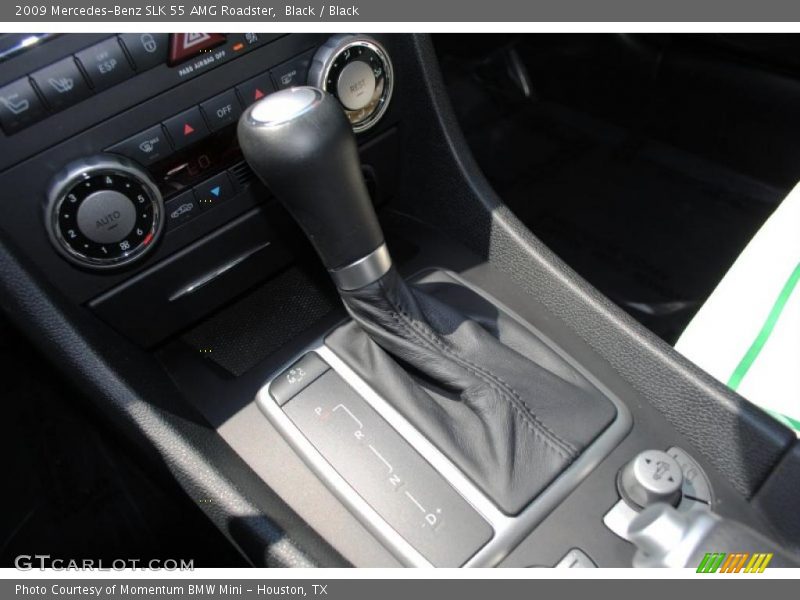 Black / Black 2009 Mercedes-Benz SLK 55 AMG Roadster