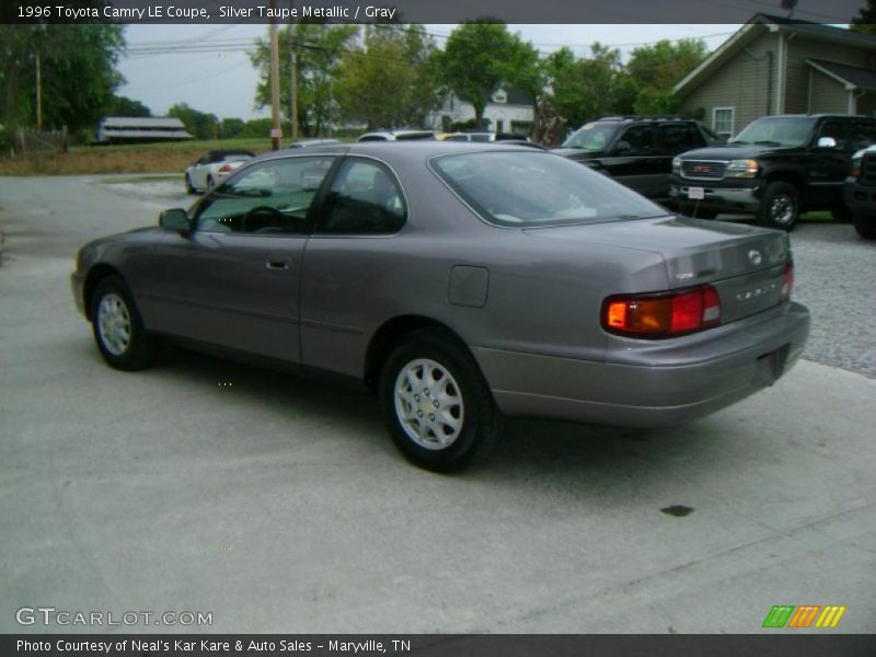 Silver Taupe Metallic / Gray 1996 Toyota Camry LE Coupe