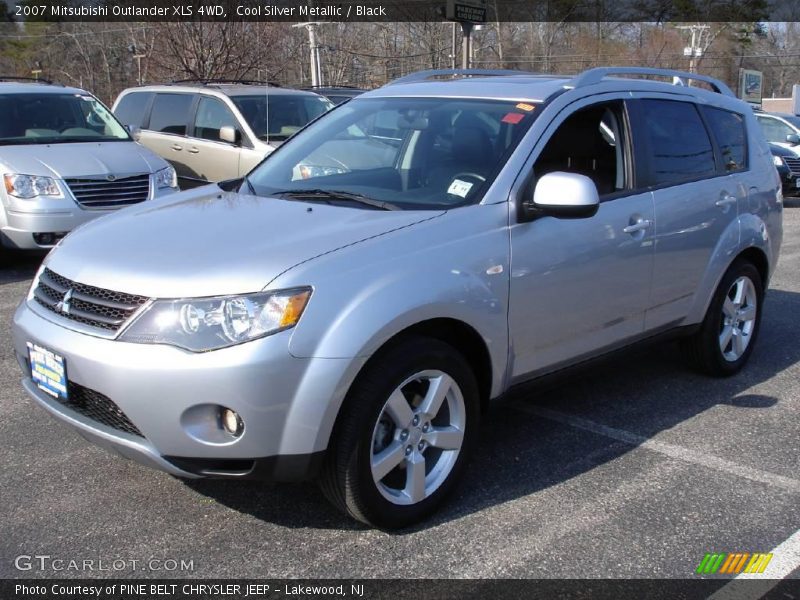 Cool Silver Metallic / Black 2007 Mitsubishi Outlander XLS 4WD