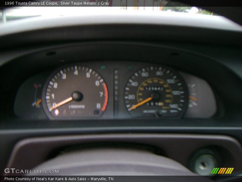 Silver Taupe Metallic / Gray 1996 Toyota Camry LE Coupe