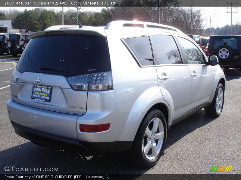 Cool Silver Metallic / Black 2007 Mitsubishi Outlander XLS 4WD