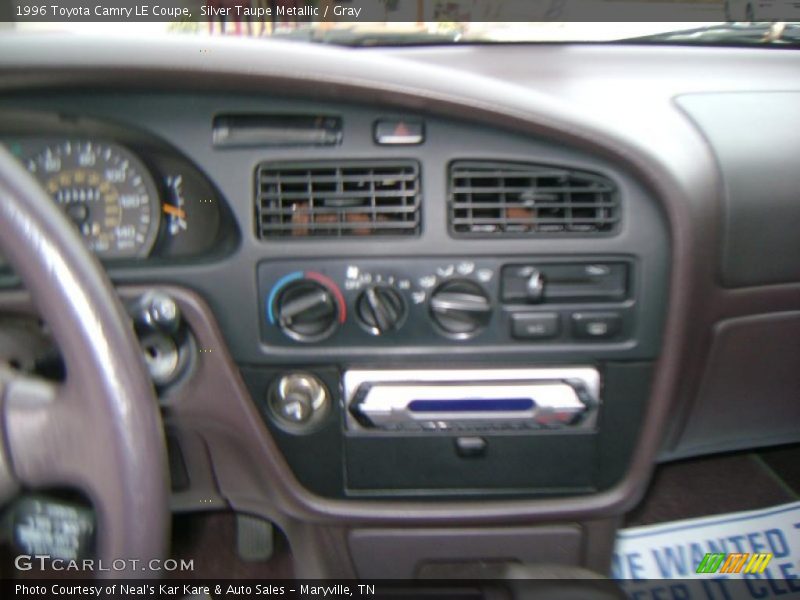 Silver Taupe Metallic / Gray 1996 Toyota Camry LE Coupe