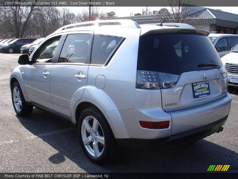 Cool Silver Metallic / Black 2007 Mitsubishi Outlander XLS 4WD