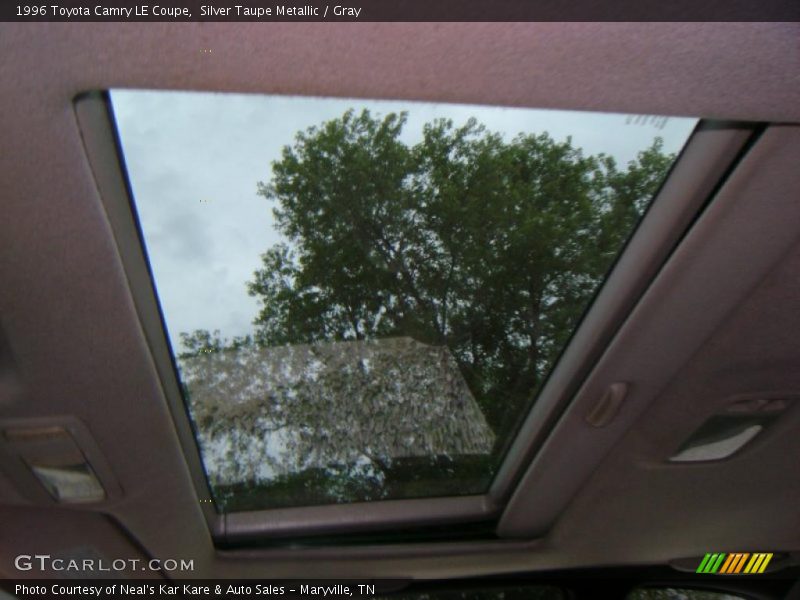 Silver Taupe Metallic / Gray 1996 Toyota Camry LE Coupe