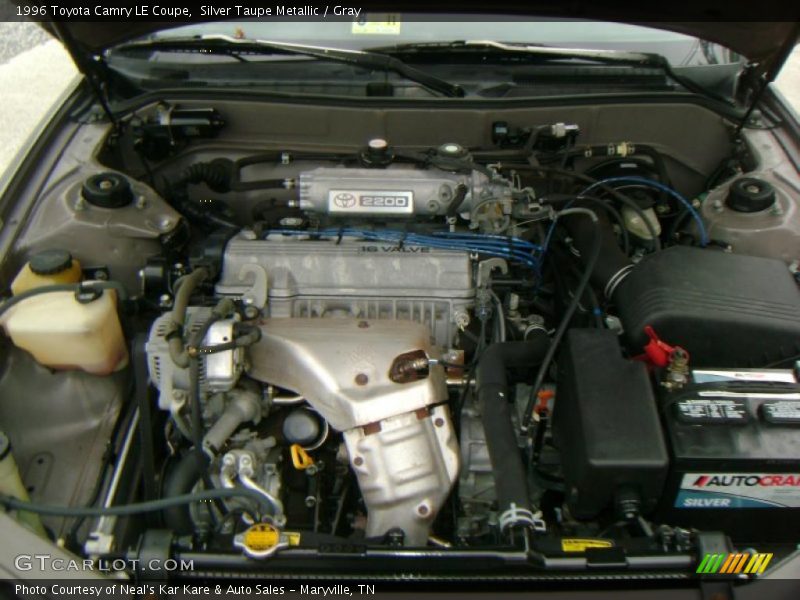 Silver Taupe Metallic / Gray 1996 Toyota Camry LE Coupe