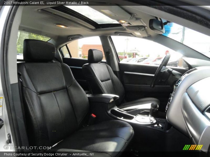 Liquid Silver Metallic / Black 2007 Mitsubishi Galant ES