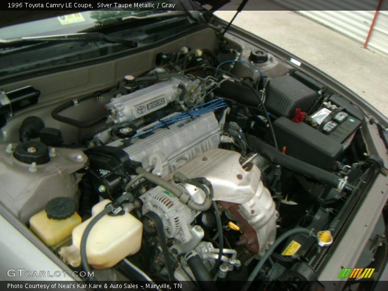 Silver Taupe Metallic / Gray 1996 Toyota Camry LE Coupe