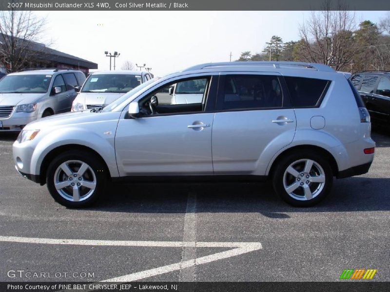 Cool Silver Metallic / Black 2007 Mitsubishi Outlander XLS 4WD