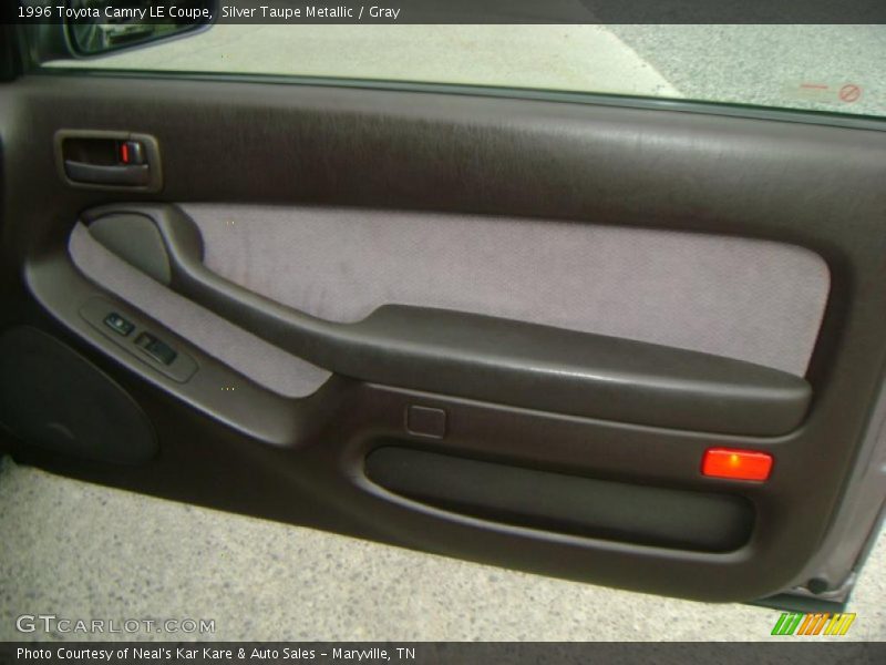 Silver Taupe Metallic / Gray 1996 Toyota Camry LE Coupe