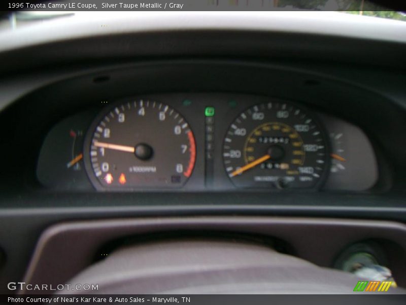 Silver Taupe Metallic / Gray 1996 Toyota Camry LE Coupe