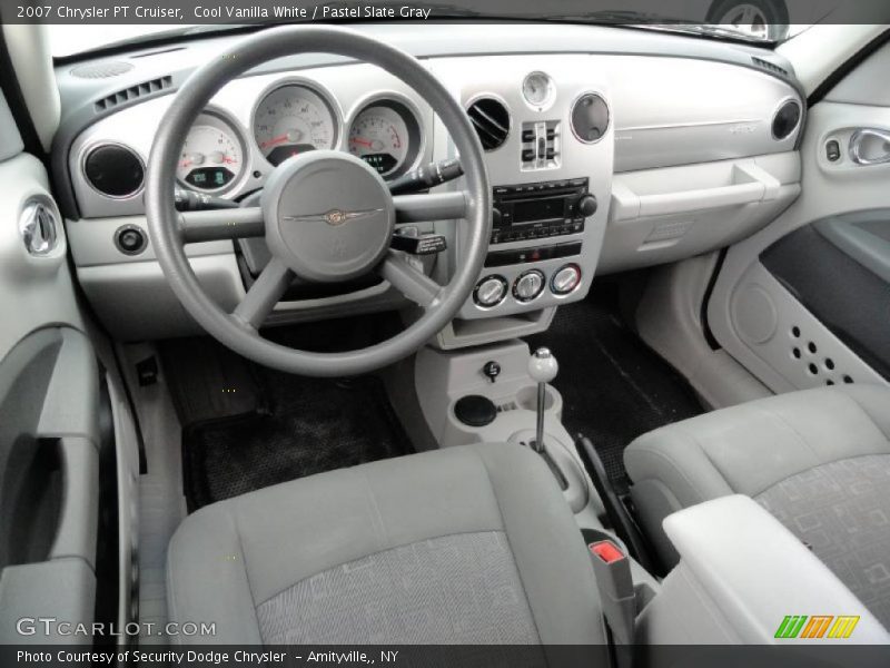 Cool Vanilla White / Pastel Slate Gray 2007 Chrysler PT Cruiser
