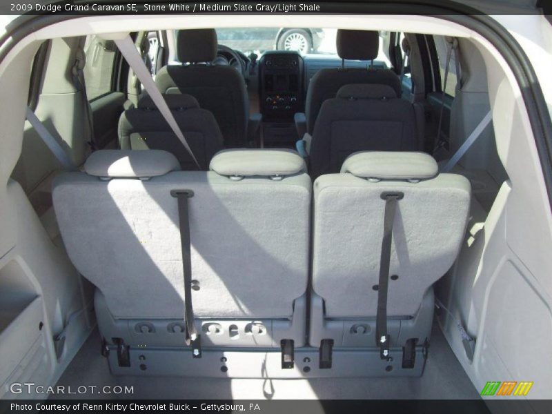 Stone White / Medium Slate Gray/Light Shale 2009 Dodge Grand Caravan SE