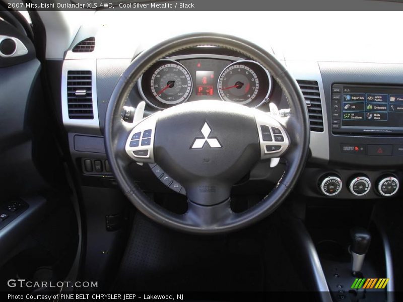 Cool Silver Metallic / Black 2007 Mitsubishi Outlander XLS 4WD