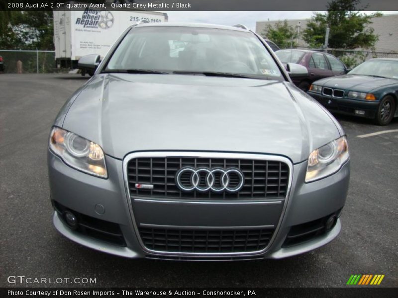 Quartz Grey Metallic / Black 2008 Audi A4 2.0T quattro Avant