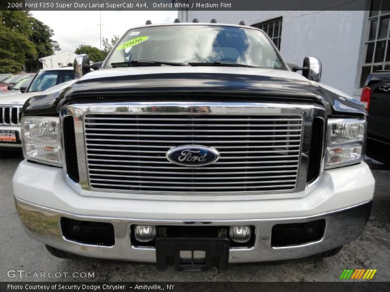 Oxford White / Medium Flint 2006 Ford F350 Super Duty Lariat SuperCab 4x4