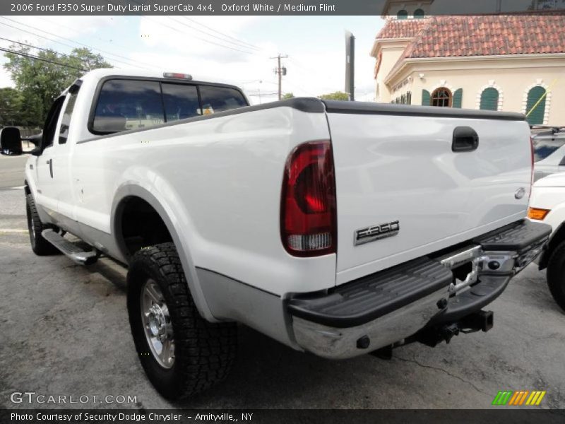 Oxford White / Medium Flint 2006 Ford F350 Super Duty Lariat SuperCab 4x4