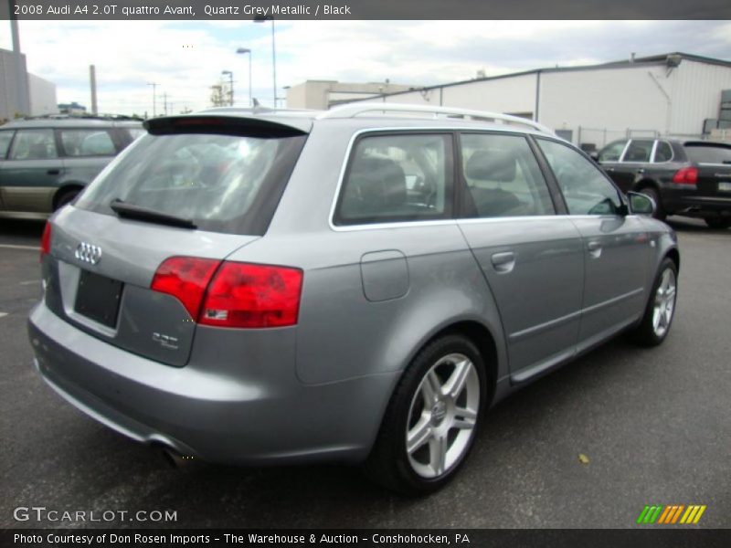 Quartz Grey Metallic / Black 2008 Audi A4 2.0T quattro Avant