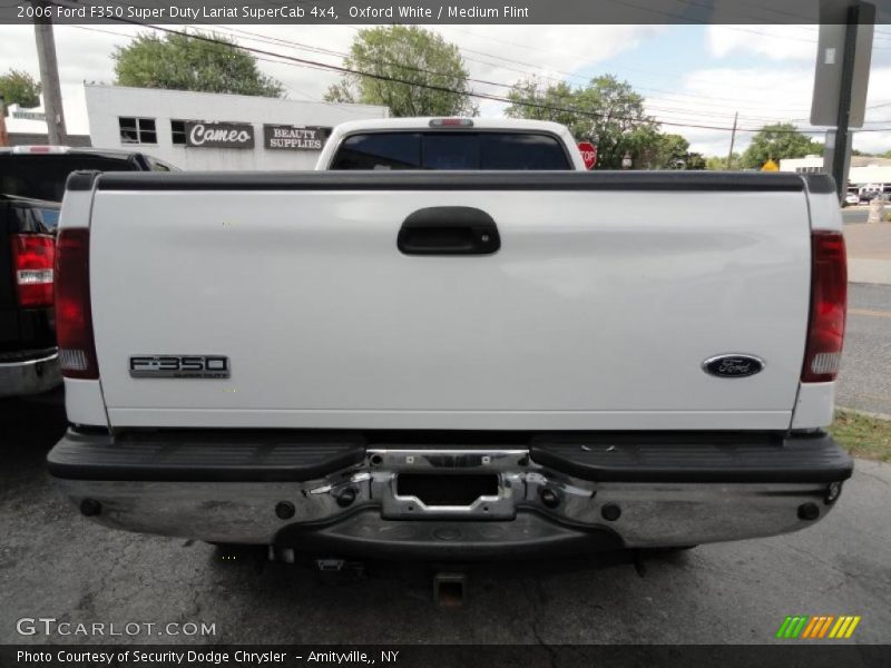 Oxford White / Medium Flint 2006 Ford F350 Super Duty Lariat SuperCab 4x4