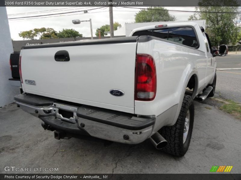 Oxford White / Medium Flint 2006 Ford F350 Super Duty Lariat SuperCab 4x4