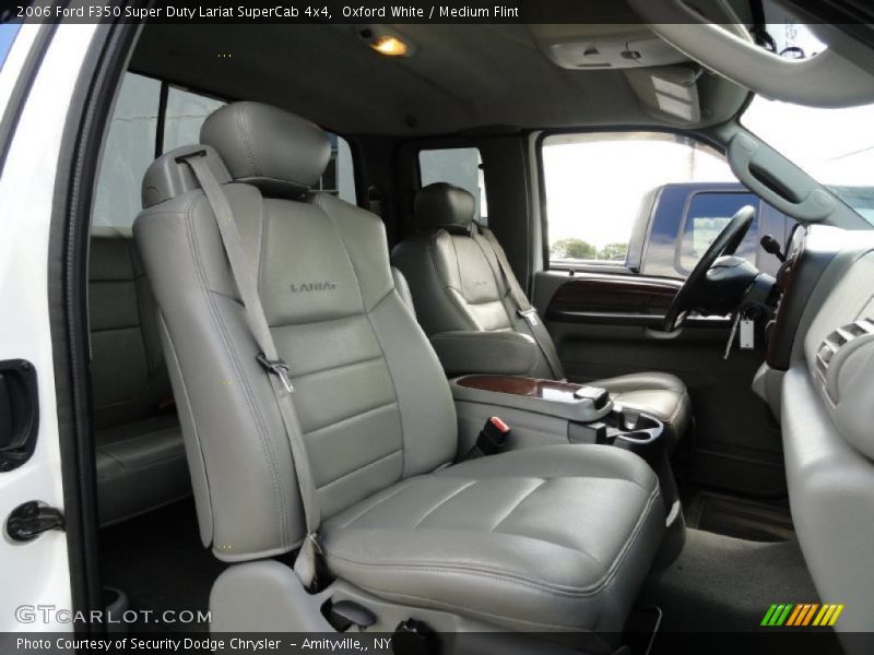Oxford White / Medium Flint 2006 Ford F350 Super Duty Lariat SuperCab 4x4