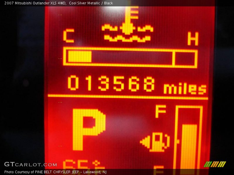Cool Silver Metallic / Black 2007 Mitsubishi Outlander XLS 4WD