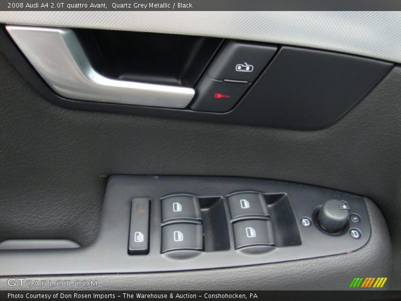 Quartz Grey Metallic / Black 2008 Audi A4 2.0T quattro Avant