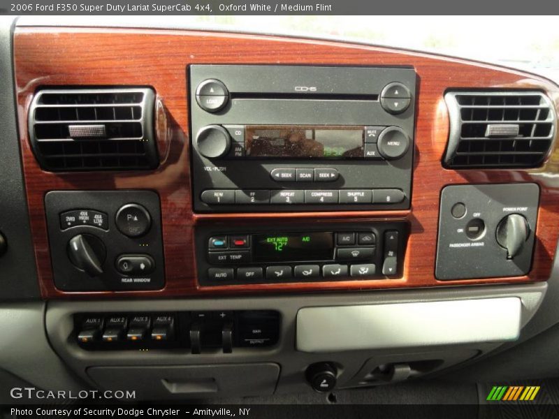 Oxford White / Medium Flint 2006 Ford F350 Super Duty Lariat SuperCab 4x4