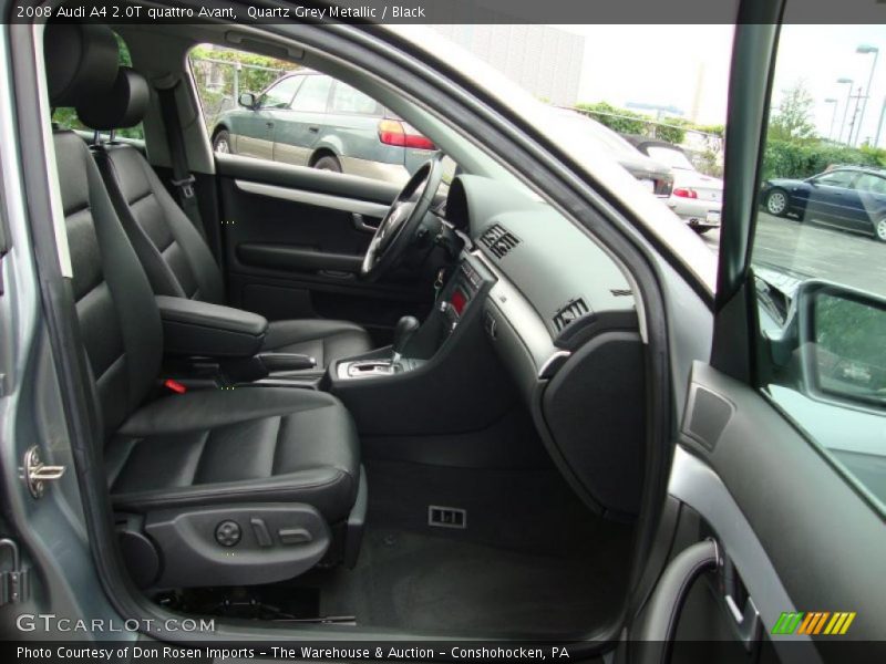 Quartz Grey Metallic / Black 2008 Audi A4 2.0T quattro Avant
