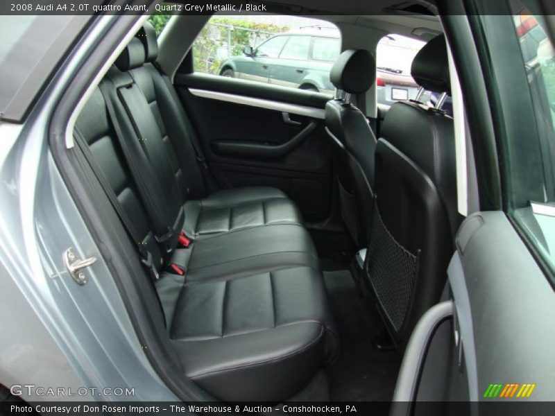 Quartz Grey Metallic / Black 2008 Audi A4 2.0T quattro Avant