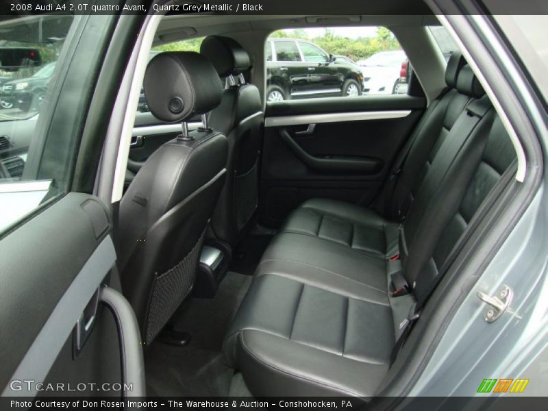 Quartz Grey Metallic / Black 2008 Audi A4 2.0T quattro Avant